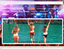 Tablet Screenshot of halongbayboozecruise.com